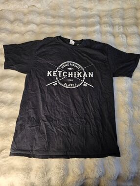 Men's black Ketchikan Alaska t-shirt